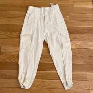 Zara cream jogger